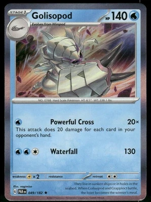 Golisopod 049/182 Rare Holofoil SV04: Paradox Rift NM - Image 1 of 2
