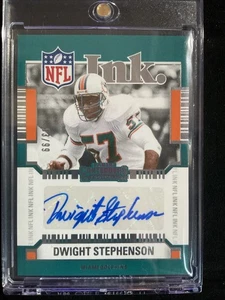 2024 Panini Contenders Dwight Stephenson NFL Ink Auto 93/99 Miami Dolphins - Picture 1 of 3