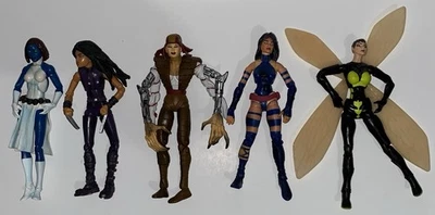 ToyBiz Marvel Legends Figures Lot Lady Deathstrike, The Wasp, Psylocke & More - Image 1 of 4