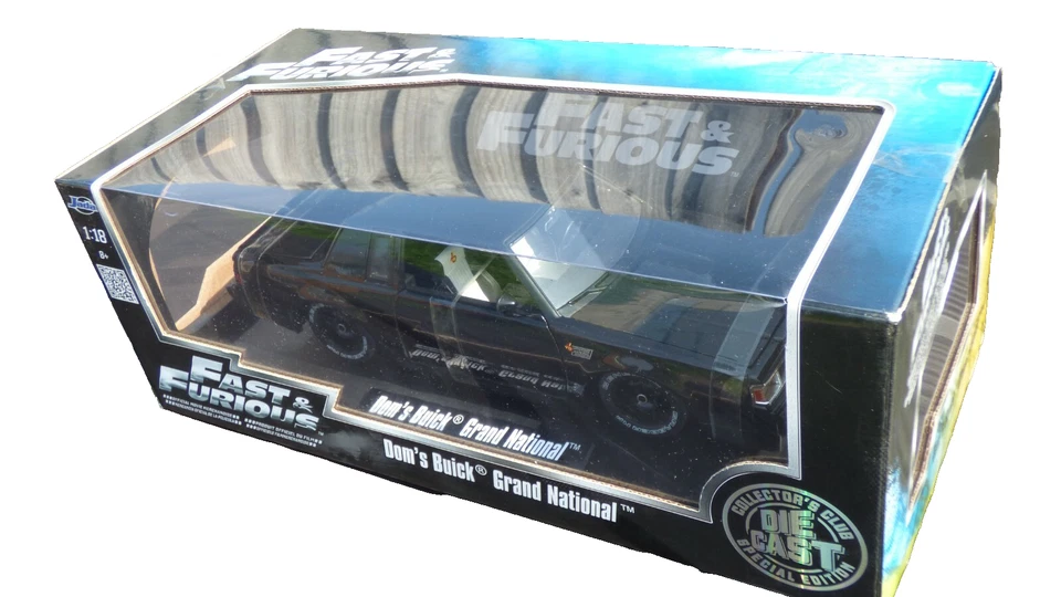 Dom’s Buick Grand National 1:18 Fast & Furious 97178 Diecast Model New - Image 1 of 4
