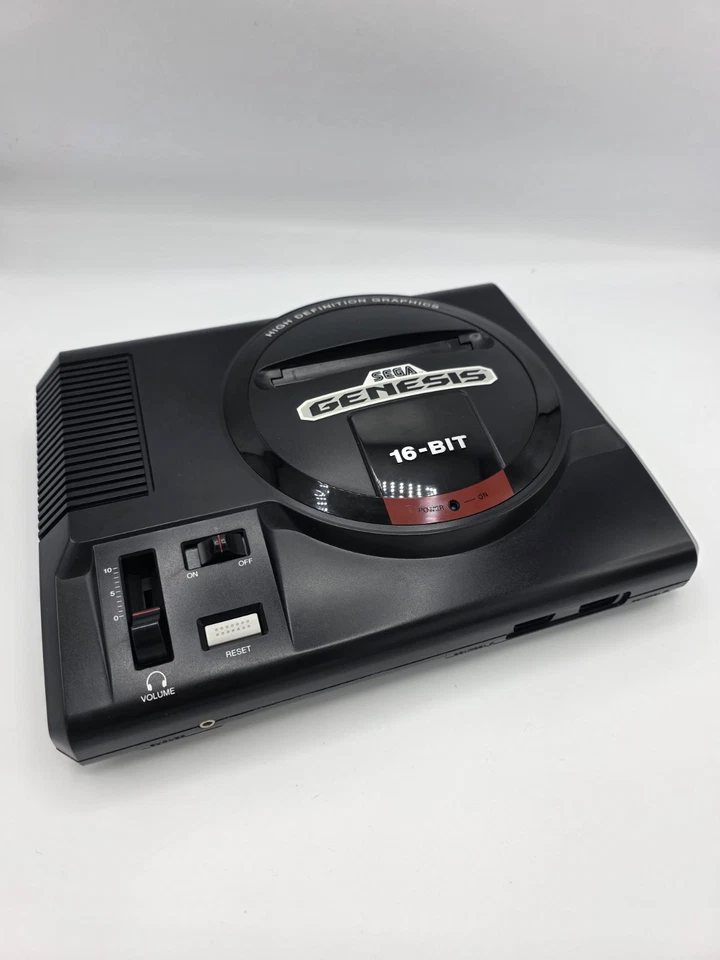 Consola Sega Genesis 3BP Triple Bypass RGB Modelo 1 VA6 Recapitulación Completa LED Azul Foto 1 de 4