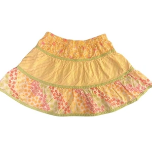Gymboree Girls Size 6 Floral Tiered Skirt Multicolor Spring - Picture 1 of 5
