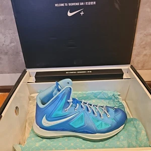 Nike Lebron X Sport Pack Azul Diamante-Hombre Talla 10 542244-400 TOTALMENTE NUEVO - Imagen 1 de 16