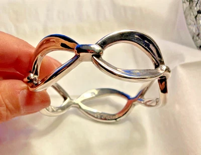 De colección. Brazalete Brazalete Pesado Audaz Diseñador Firmado Simon Sebbag Esterlina ¿De Gran Tamaño? Foto 1 de 4