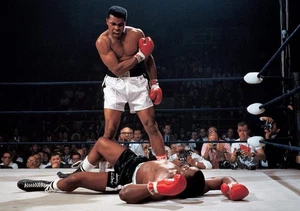 Muhammad Ali Live Sonny Liston KO Poster Print - Picture 1 of 1