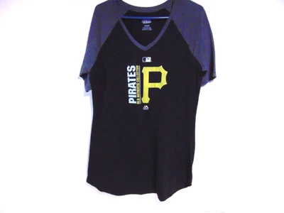 Majestic Women's Pittsburg Pirates / Yellow Black XL - Image 1 of 4