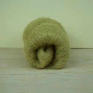 Carded Maori Wool Sage 50g for needle and wet felting DHG Wool Batt - Picture 1 of 4