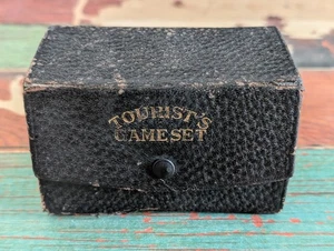 JUEGO DE POKER TURÍSTICO VINTAGE con TARJETAS RUSSELL Y FICHAS EN ESTUCHE ORIGINAL (a) - Imagen 1 de 13