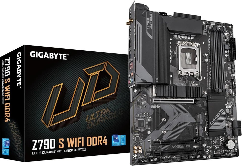 GIGABYTE Z790 S WiFi DDR4 LGA 1700 Intel Z790 ATX Motherboard with DDR4 - Image 1 of 1
