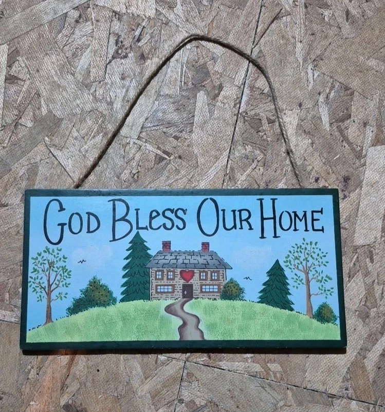 God Bless Our Home  Sign  - Image 1 of 1
