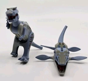Lego 2001 Dinosaurios 6720 + 6721 Tyrannosaurus Rex y Mosasaurus NO Completo 98% - Imagen 1 de 12