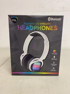 PARTS ONLY* iHip Flashing LED Light Up Bluetooth Wireless Headphones Multi Color - Picture 1 of 8