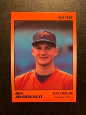 Ben McDonald 1990 STAR COMPANY  Career Stats Card #1 of 11  BALTIMORE ORIOLES