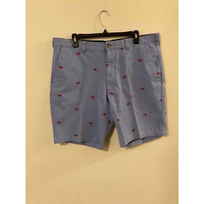Pantalones Cortos Club Room Azul Rojo Cangrejos AOP Preppy Náuticos Para Hombre Talla 36 Foto 1 de 4
