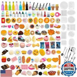 150Pcs Miniature Food Drinks Bottle Toys Mixed for Dollhouse Kitchen Accessor - Picture 1 of 5