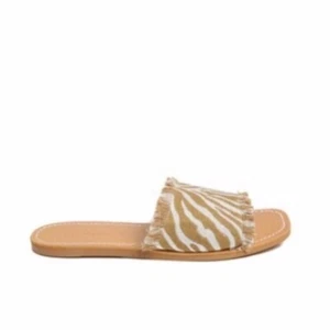 MARINA NATUR ZEBRA GEWEBTE SLIDE SAND Größe 7 - Bild 1 von 3