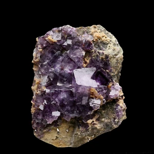 1.33lb Natural Cube Purple Phantom Quartz Crystal Cluster Mineral Specimen - Picture 1 of 8