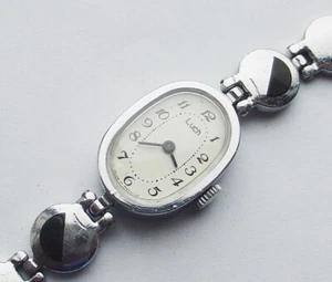 Serviced Ussr Soviet Russian Womans Wristwatch LUCH with Bracelet. Serviced - Picture 1 of 11