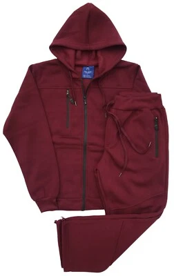 Men's Soft Fleece Warm Sweat Jacket & Sweatpants Fleece suit (M to 5XL) - Image 1 of 4