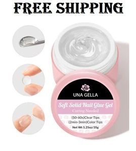 Clear Gel Nail Glue for Salon Quality - Long-Lasting, Mess-Free Application - Picture 1 of 7