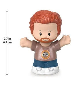 Fisher Price Little People Gamer Dad Red Hair Beard Figure New - Picture 1 of 2