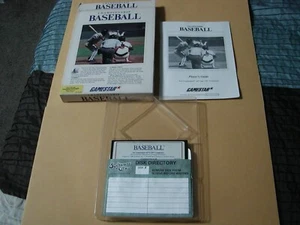 Commodore Championship Baseball 5.25" Disk in Original Box Tested Working - Picture 1 of 16