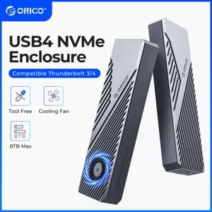 ORICO USB4 40Gbps NVME Enclosure & Cooling Fan MAX 8TB Aluminum fr Mac mini iMac - Picture 1 of 14