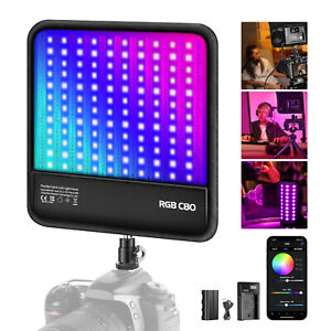 NEEWER RGB LED Video Light Panel Lighting Kit with APP/2.4G Remote Control