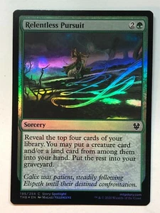 MTG Theros Beyond Death Relentless Pursuit 195 Foil NM/M - Picture 1 of 1