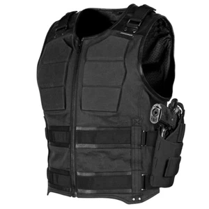 Chaleco blindado negro Speed & Strength True Grit para motocicleta para hombre - Imagen 1 de 2