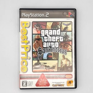 Grand Theft Auto San Andreas Best Price 2007 Sony PlayStation PS2 Capcom Japan - Picture 1 of 24