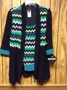 Ladies long 3/4 sleeve top size 12P - Picture 1 of 2