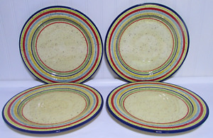 Pfaltzgraff   Sedona Hand Painted   11" Dinner Plates   Set of 4
