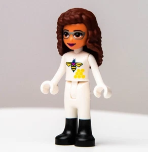 NUEVO Minifigura Lego Friends: Traje de Abeja Olivia Casa del Árbol de la Amistad 41703 frnd498 - Imagen 1 de 6