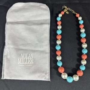 Nolan Miller Glamour Collection Key West Beach farbige Halskette neu - Bild 1 von 3