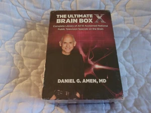 THE ULTIMATE BRAIN BOX X 10 DISC DVD BOX NEW DANIEL G. AMEN, MD HEALTH MEDICAL - Picture 1 of 9