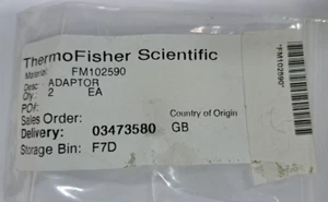 Thermo Scientific FM102590 Adaptor, Capillary Retainer Nut, Surveyor, MSQ Plus - Picture 1 of 6