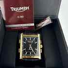 NOS Rare Triumph Motorcycle Watch Model 3023 Analog Digital Black Leather Only $230.00 on eBay