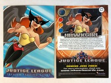 CHEAP PROMO CARD: JUSTICE LEAGUE ANIMATED Inkworks 2003 6 of 7 HAWKGIRL