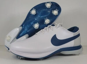 NEW Mens NIKE AIR ZOOM VICTORY TOUR 2 DJ6569-101 Golf Shoes Size 10.5 White Blue - Picture 1 of 10