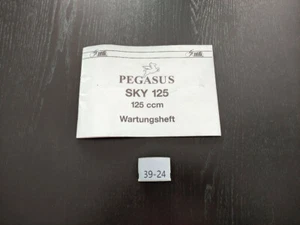 Pegasus SKY 125 -  ORIGINAL Wartungsheft Inspektion Roller  (39) - Bild 1 von 5