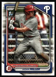 2024 Bowman Aidan Miller #BP-27 Philadelphia Phillies - Bild 1 von 2