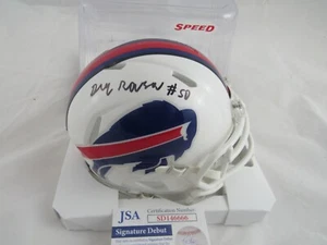 Greg Rousseau Buffalo Bills Signed Autograph Speed Mini Helmet JSA - Bild 1 von 3