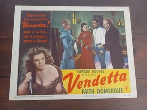 VENDETTA - Orig. Film Noir  Lobby Card  #8 - 1950 in Very Good Cond. - Imagen 1 de 10