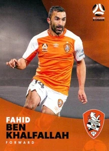 2017 2018 BRISBANE ROAR A-League Card FAHID BEN KHALFALLAH - Picture 1 of 2