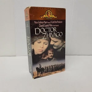 Dr Zhivago VHS 2 Video Tape Doctor Zhivago Movie Russian Revolution Pasternak - Picture 1 of 6