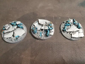 60mm Runic Hunt resin bases 3 pack, space wolves, prospero, thunderwolf - Picture 1 of 4