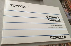 1990 TOYOTA COROLLA Original Owners Manual NEW OLD STOCK - Bild 1 von 2