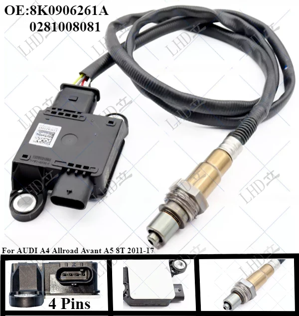 Sensor NOX 8K0906261A 0281008081 para AUDI A4 Allroad Avant A5 8T 2011-2017 Foto 1 de 4