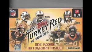 2013 Topps Turkey Red Football Factory scatola sigillata mai aperta (quantità disponibile) - Foto 1 di 1